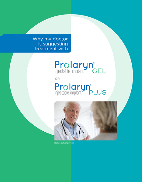 PROLARYN® patient brochure.